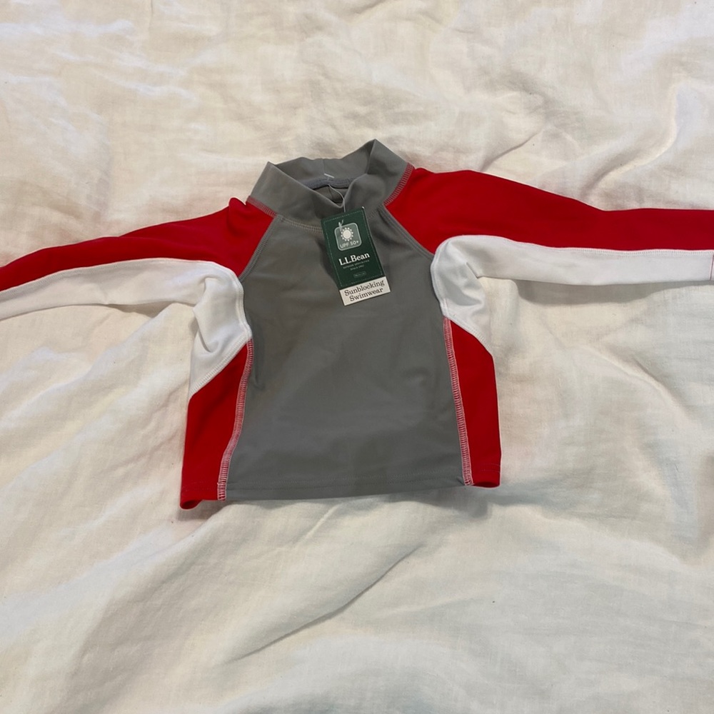 L.L.Bean Baby Rash Guard UPF 50+ NWT
